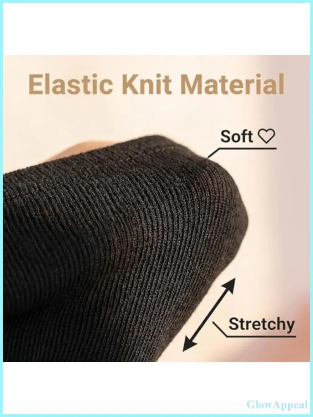 Elastic Fingerless Arm Warmers with Thumb Hole Stretchy Knit Long Gloves for